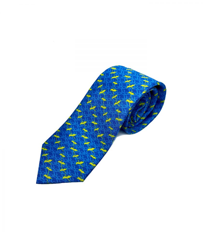 Blue Silk Tie for men