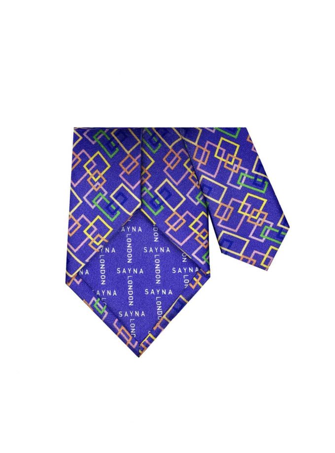Purple Silk Tie for men