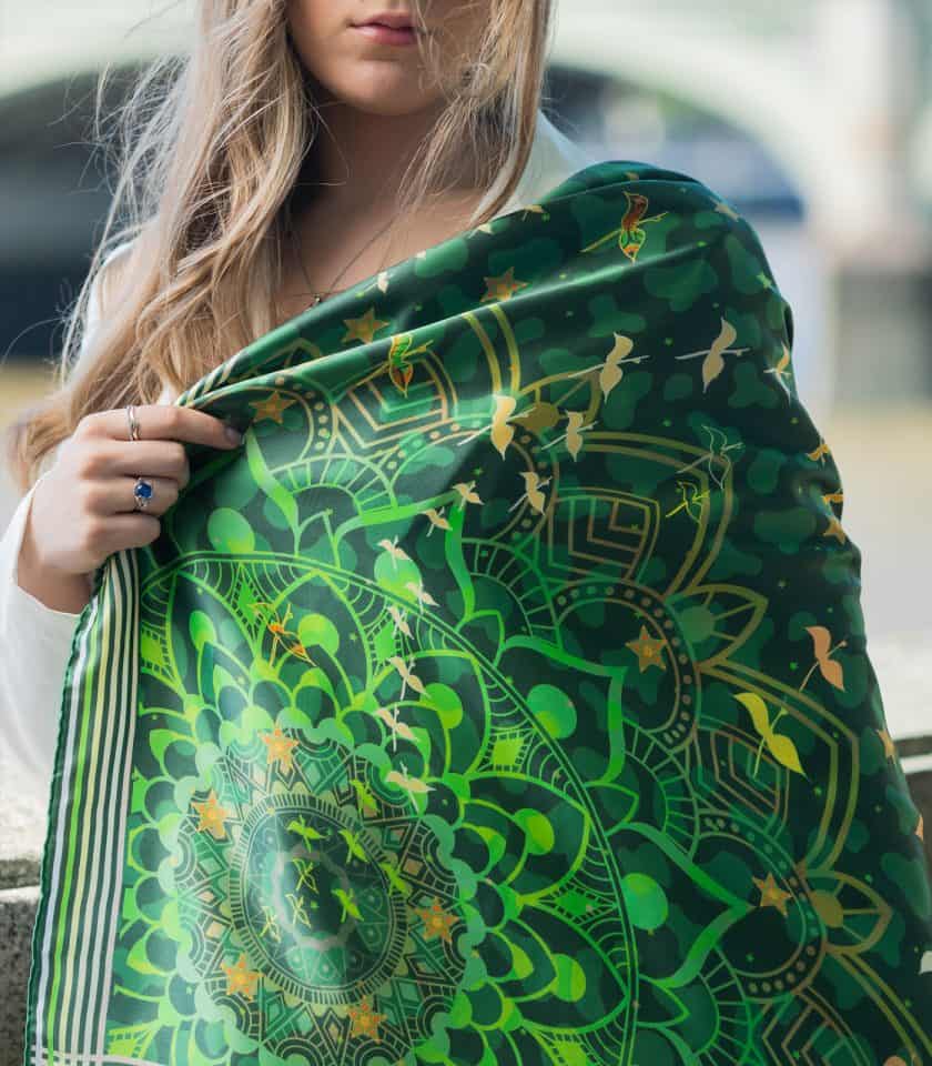 Luxury Silk Scarves Luxury British Silk Scarves for Women