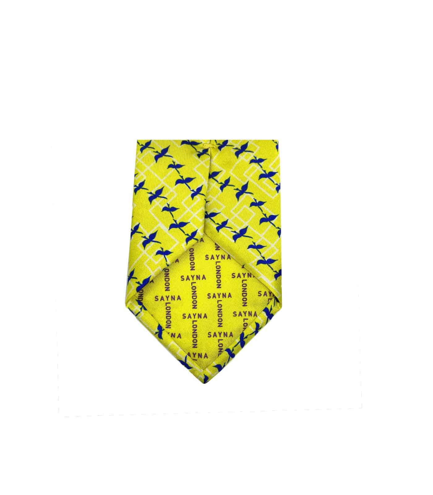 yellow Silk Tie for men, gift for him, valentins gift, fathers day gift, luxury gift, gift idea
